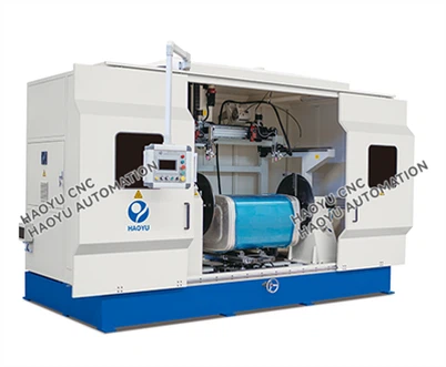 Máquina de soldadura automática de tanque de combustible de aluminio