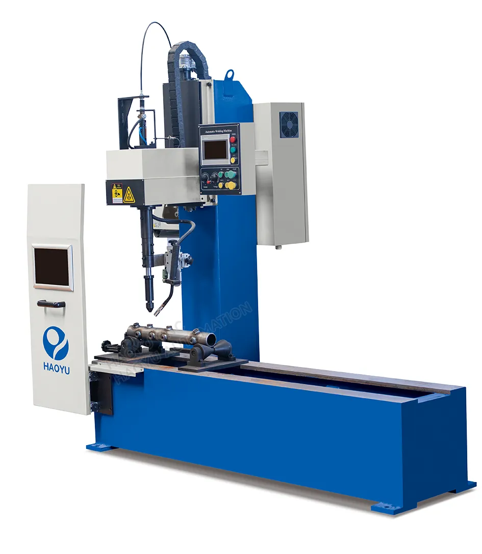 Torch Rotarty Welding Machine For Hydraulic Cylinder Oil Port