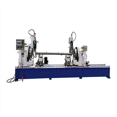 Máquina soldadora de bridas para tubos TIG/MAG con cuatro sopletes