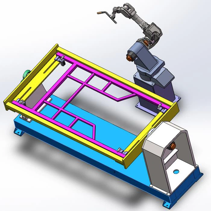 Máquina de soldadura robotizada para viga