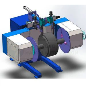 Máquina de soldadura automática de reconstrucción de rueda guía de excavadora